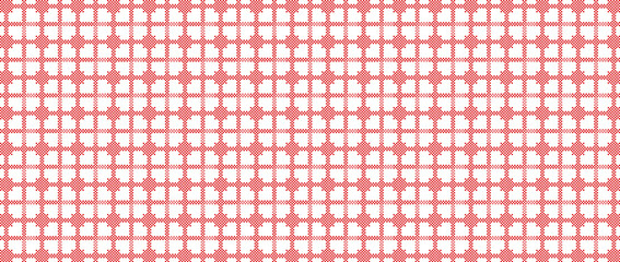 red fabric pattern texture - vector textile background for your design