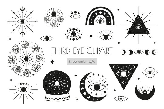 Third eye clipart.
