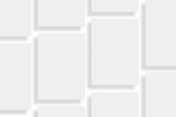 Blank paper illustration for mockup. Flyer or poster. 3D Rendering.