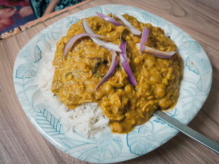 Chana dal; also known as split chickpeas, is the most popular legume in sub-continent, delicious, nutritious and easily digested, used in dal dishes and savories, nearly every regional cuisine.