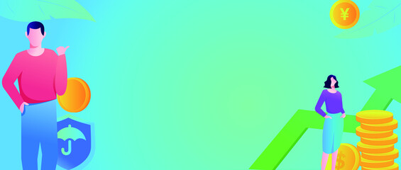 Announcement notice vector creative concept illustration
