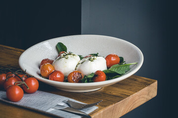 Ensalada con queso fresco 