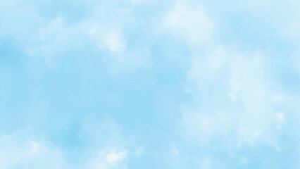 Fototapeta na wymiar Abstract sunny sky with clouds texture horizontal background