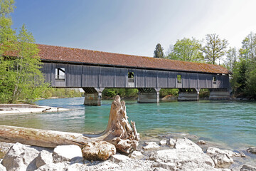 Auguetbrücke an der Aare bei Belp, Bern, Schweiz