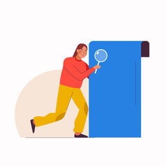 Template designs empty states for mobile app page concept