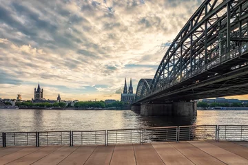 Köln City am Abend © Stockbym
