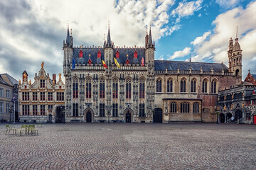 The city of Bruges in the daytime