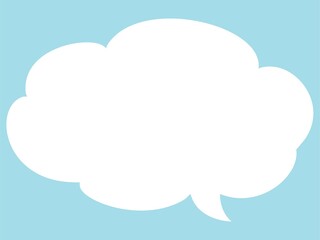 もこもこの吹き出し