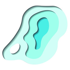 blue and white pattern lino cut vector illustration