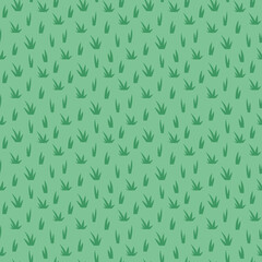 seamless pattern of green grass- vector illustration