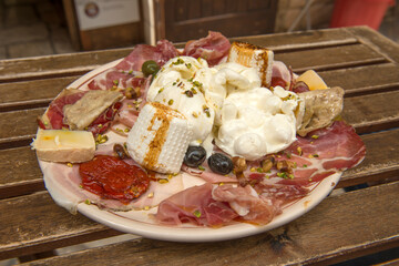 Typical food from Apulia. Italy