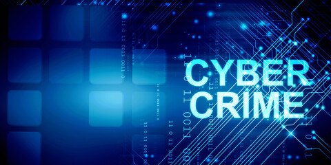 2d illustration abstract Cyber security



