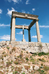 Viewpoint of the "Cuatro Postes" of Avila, Spain