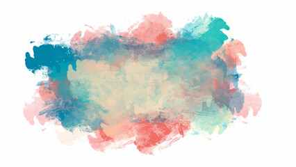 Obraz premium soft Colorful watercolor background for your design, watercolor background concept, vector.