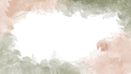 soft Colorful watercolor background for your design, watercolor background concept, vector.