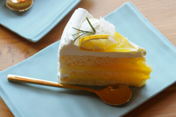 Delicious Homemade Honey Lemon Cake