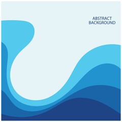 Abstract Water wave design background