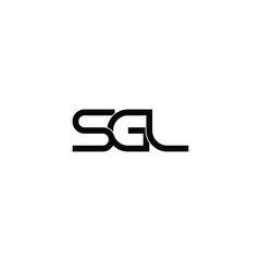 sgl letter original monogram logo design