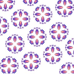 set of elements flowers floral