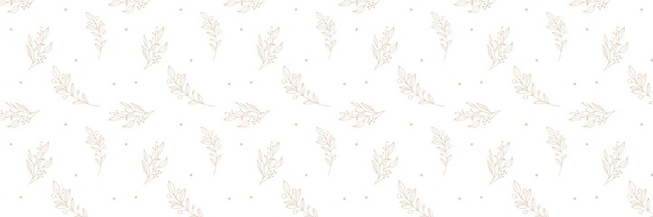 floral vector pattern seamless for paper cloth decorative flower leaves