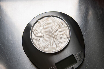 empty capsules for dietary supplements. Vegetable cellulose for 