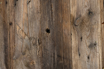 Obraz premium Close up view of old wooden planks.