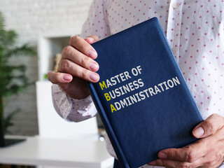 MASTER OF BUSINESS ADMINISTRATION is shown using the text