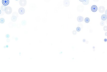 Light BLUE vector layout with circle shapes.