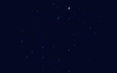 Dark Purple vector layout with lines, triangles.