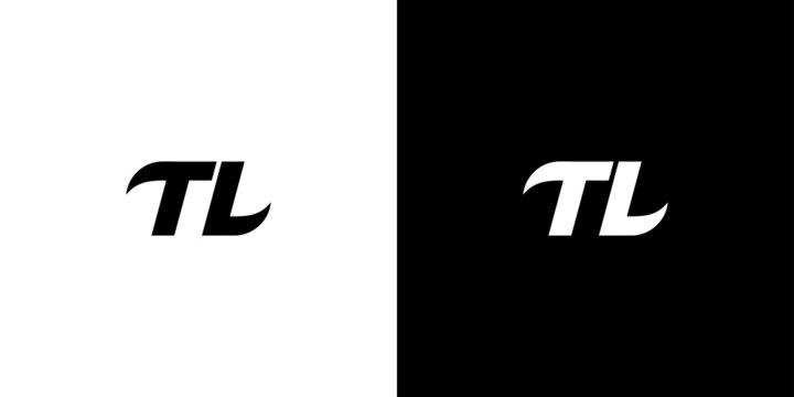 Modern and simple Tl initials logo design