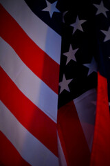 American flag, Old Glory, Star Spangled Banner United States flag portrait
