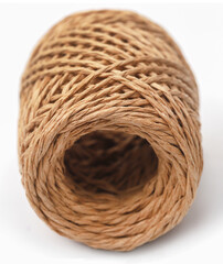 Thread ball made of natural jute fiber