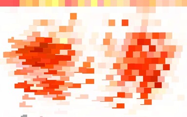 Light Red vector pattern in square style.