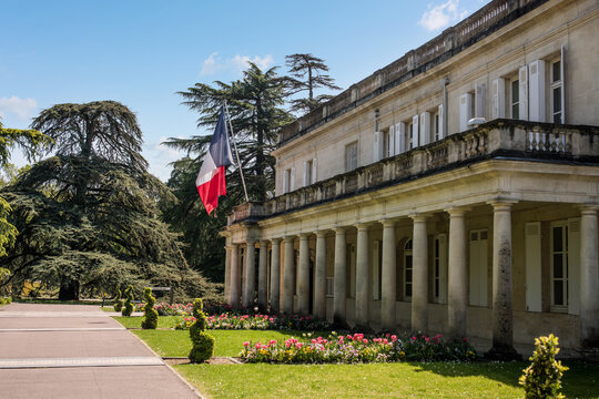 town hall of Merignac and it's parc near Bordeaux in France