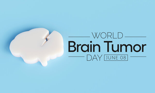 World Brain Tumor day is observed every year on June 8th. it is an overgrowth of cells in the brain that forms masses called tumors. They can disrupt the way body works. 3D Rendering