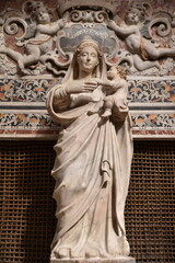Vierge à l'Enfant à Palerme. Sicile