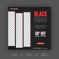 Black Friday Social Media Post Template