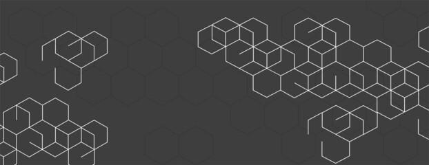 Molecular structure. Biotechnology presentation template vector background