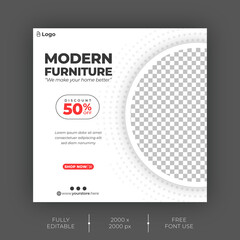 Furniture Social Media Post Template