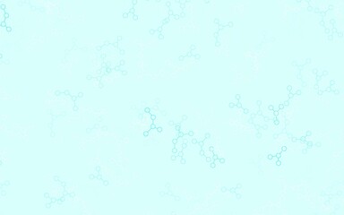 Light Green vector template with artificial intelligence structure.