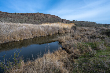 Along the Crab Creek Trail in the Columbia National Wildlife Refuge, WA