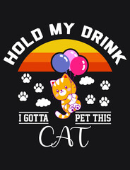 Cat T-shirt Design