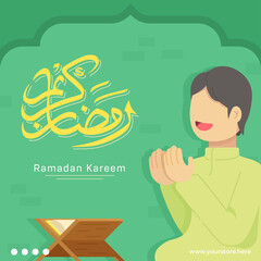 Ramadan Greeting Social Media Post Template
