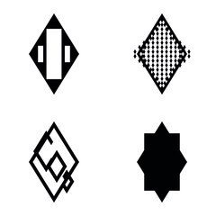 Abstract Rhombus