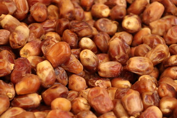 close up of dried dates