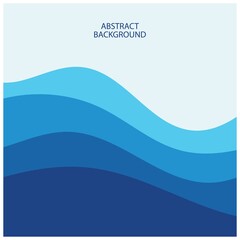 Abstract Water wave design background
