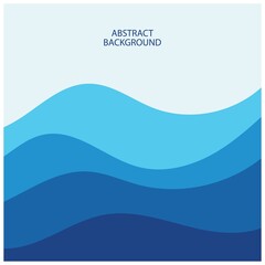 Abstract Water wave design background