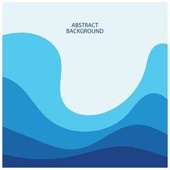 Abstract Water wave design background