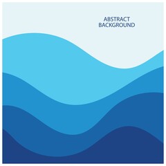 Abstract Water wave design background