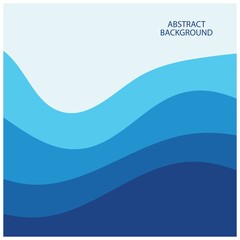 Abstract Water wave design background